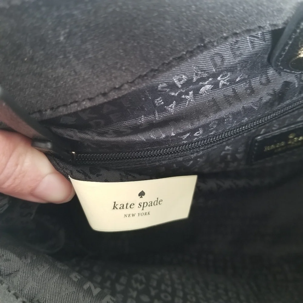 Kate Spade Black Velvet Mini Kona Satchel